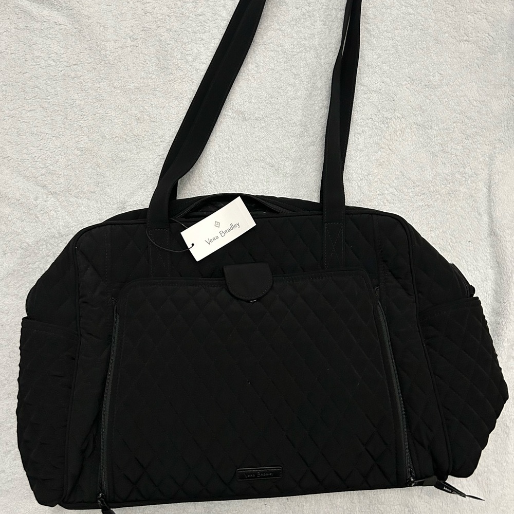 Vera Bradley Black Diaper Bag NWT
